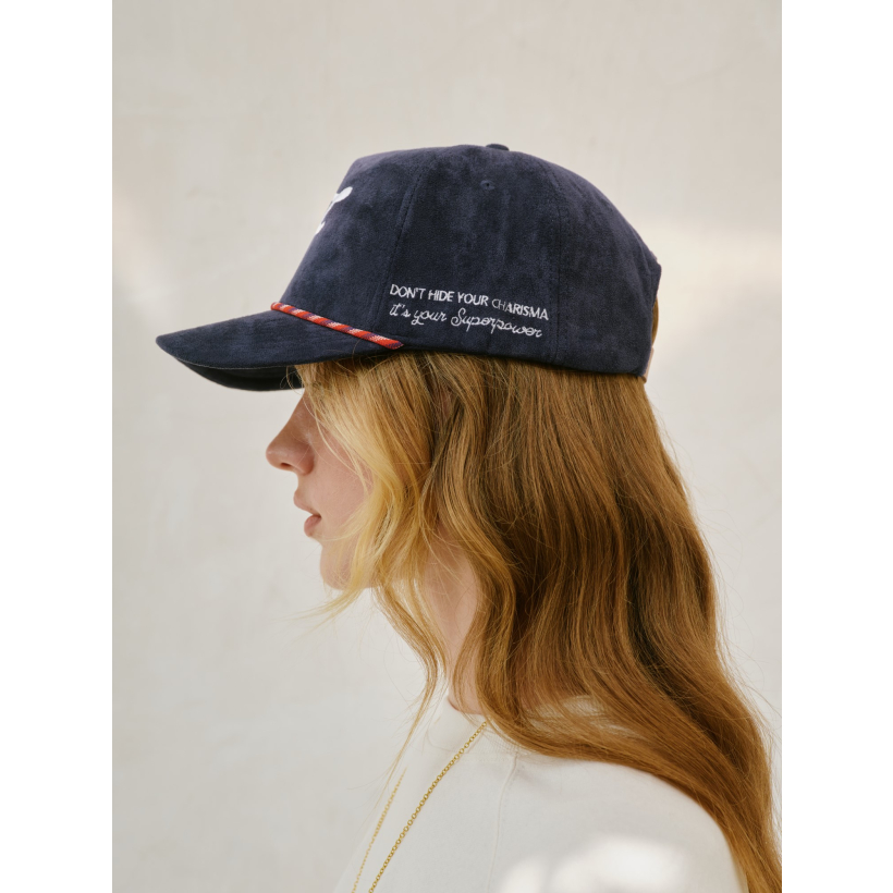 Suede Navy left