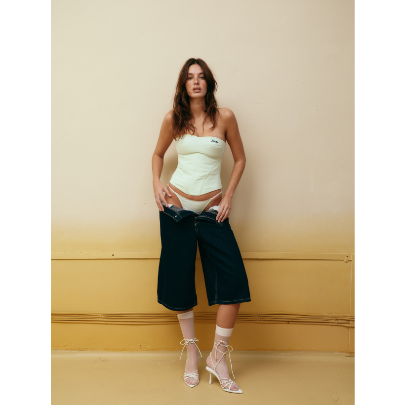 Lime Fault corset front