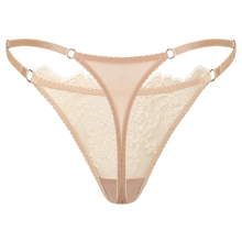 Beige Thong back