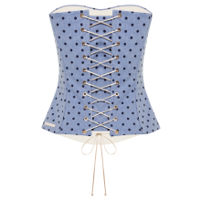 Sapphire Dot Corset back
