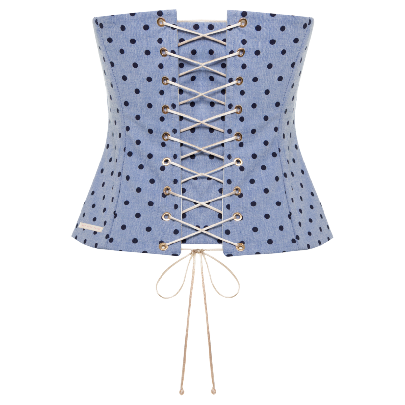 Sapphire Dot underbust back