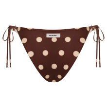 Amalfi Cocoa Bottom Dot back